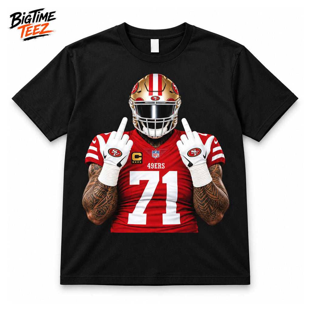 49ers Trent Williams 71 Middle Finger Shirt