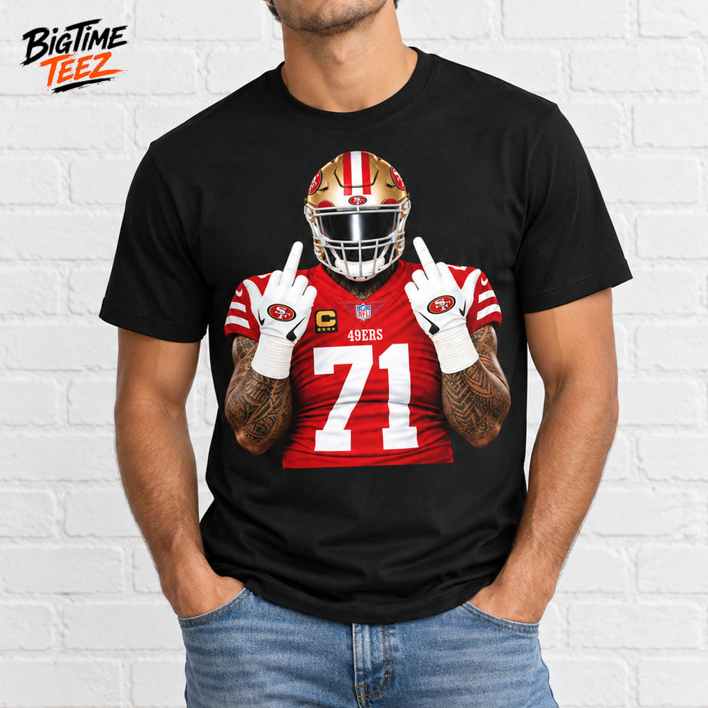49ers Trent Williams 71 Middle Finger Shirt